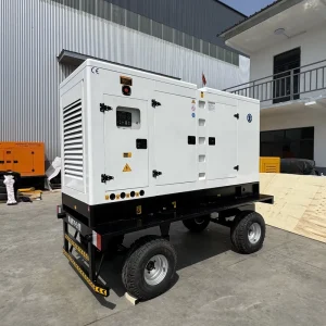 60kva 80kva 100kva 120kva diesel Generator 150kva 200kva 250 Kva with Cum mins Trailer Mobile Silent Diesel Generator