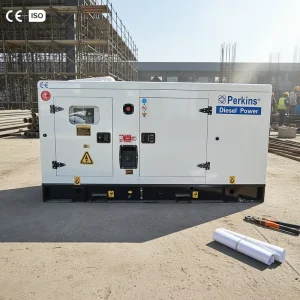 60kva 80kw 100kva Super Silent Soundproof UK Design 3 Phase ATS 230V 400V Standby Power Diesel Generator Set 50HZ/60HZ