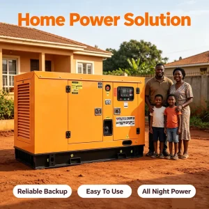 60kva Home Standby Diesel Generator 50Hz 380 220V 50kw Silent Generator ATS Option
