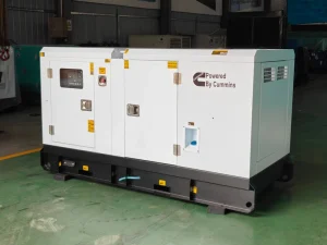 60kw Silent Diesel Generator Set 75kva Soundproof Genset 50Hz 60Hz for Commercial Industrial Backup Power