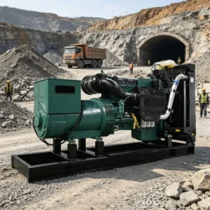 625kVA 500kW Diesel Generator Set ATS Auto Start Low Fuel Consumption 196g/kWh IP23 for Mining Heavy Duty Industrial
