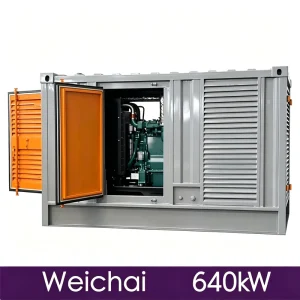 640kW 800kVA 24 7 Reliable Backup Power for Irrigation Soundproof Silent Type Diesel Generator Set
