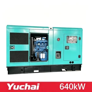 640kW 800kVA Silent Type Low Fuel Consumption Diesel Generator Set 3 Phase Water Cooled Industrial Grade for Mining