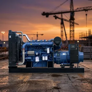 650kW Water-Cooled Diesel Generator Set 24V Electric Start ATS 1800 RPM Silent Type Open Frame Remote Control