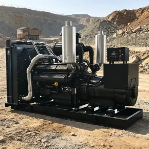 680kVA 700kva 550kW SDEC Diesel Generator Set 12 Cylinder Heavy Duty 40 50℃ Radiator IP23 for Open pit Mining Heavy Load Power
