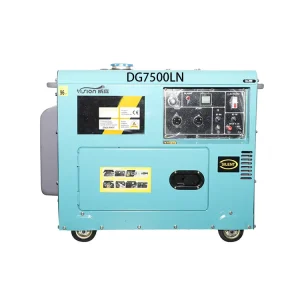 6KW Portable Silent Diesel Generator DG7500LN Electric Start Single Phase Low Noise ATS 50/60Hz CE Approved