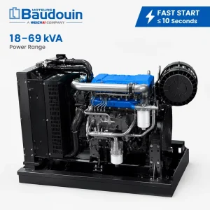 6M16G Series 18 69kVA 1500 1800rpm 4 Cylinders Inline 4 Stroke Tier 2 Industrial Diesel Engine for Power