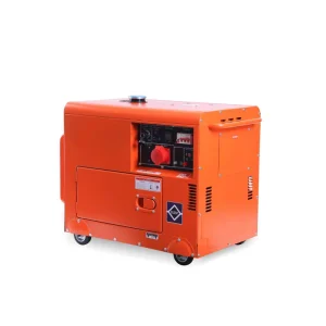 6kW Silent Diesel Generator 7.5kVA 3-Phase Dual Voltage Electric Start CE ISO Approved Portable Genset Home Site Backup