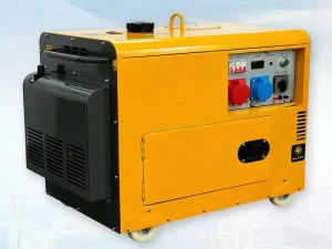 6kw Silent Type Diesel Generator Air Cooled 4 Stroke 230V AC Single Phase 50HZ Electric Start ATS Portable
