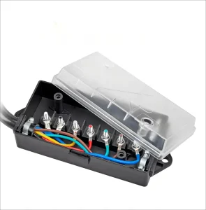 7 Way Trailer Junction Box Electric Wire Connector 7pin Junction Box Trailer Camper RV Light 7 Gang Pole Wiring Rewiring