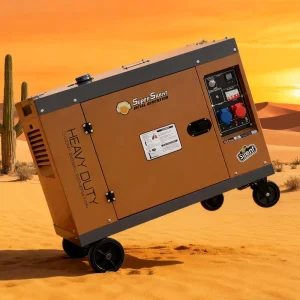 7.5 15KW Fuel efficient Silent Diesel Generator Open Frame ATS Remote Pure Copper Twisted for Small Farm Irrigation Home Use