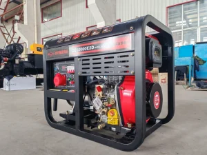 7.5KW Customization Electric Start 1 3 Phase Portable Genset Small Open Diesel Generator Set
