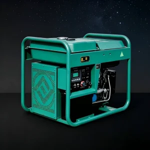 7.5kW Portable Open Frame Diesel Generator Air Cooled Single Phase Electric Start Home Use Backup
