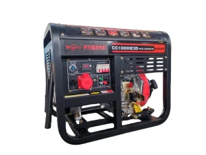 7.5kW Portable Single Phase Electric Power Generator Set with Diesel Engine for Home and Business Use