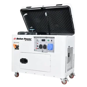 7.5kva Single Phase Ultra Silent 8kw Gasoline Generator 50/60hz Generador Electrico Monofasico Air Coole Soundproof Alternator