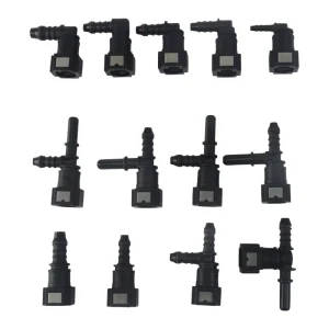 7.89mm Auto Car Fuel Line Hose Coupler Quick Release Connect Connector with ID 3mm to 10mm Fit for All for Car Truck Styling