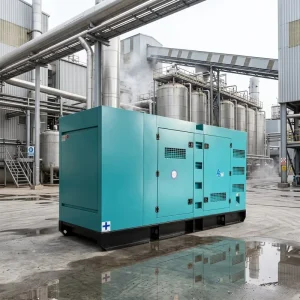 700KW 875KVA 3 Phase Silent 50hz Diesel Generator Set Euro 3 Certified Mozambique Coal Wharf Moisture proof Dustproof