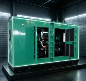 700kW Diesel Genset Soundproof Silent Container Type 3 Phase Heavy Duty Industrial Standby Power Generator