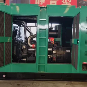 700kW Silent Diesel Generator Set Low Fuel Consumption Low Maintenance Reliable Standby Power Generator