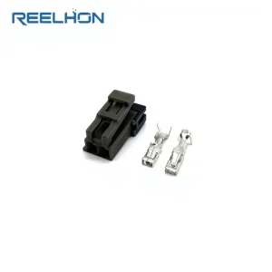 7023YA 2.8 21 Waterproof Automotive Wiring Connector IP68 12V Nylon ABS Housing 2P Copper Contact Harness Plug Adapter