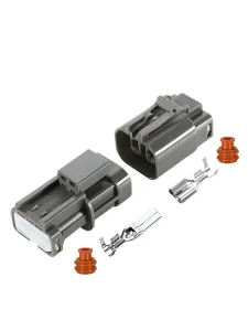 7122-6224-40 2Pin 6.3mm Male/Female Waterproof Connector for Auto Use