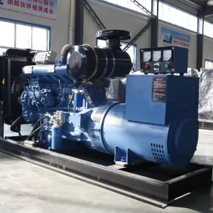 75-300 KVA 100-300KW Open Frame Water Cooled Diesel Generator 3 Phase 4 Wire CE Certified Low Noise Customized