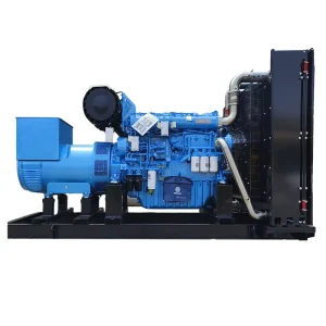 750kVA/600kW Engine Water-Cooled Silent Open Frame Diesel Generator Auto Start 380V/50-60Hz 1800 RPM Remote Control 95%