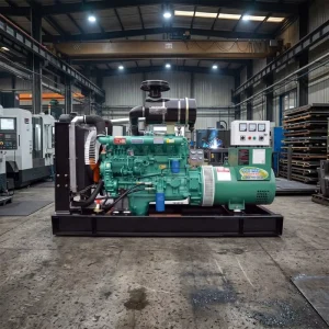 75KW 93.75KVA Single Phase 3 Phase 50hz 60hz Open Frame Generator Set Power for Metal Processing Workshop