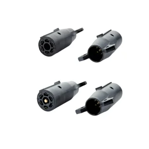 7P 6P Blade Center Aux Trailer Adapter Truck Wire Harness Connector Waterproof Plug for RV Camper Towing