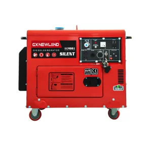 7kW Three Phase Air Cooled Diesel Generator with 12V DC Start and 480V Output
