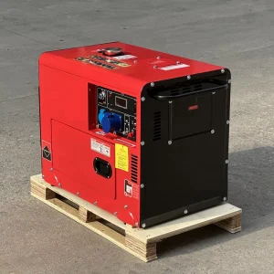 7kw 8kw Silent Diesel Generator 192FAE 195FAE Power Single Phase 220V Air Cooled Portable Power Station Factory