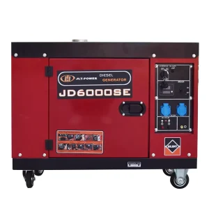 8-16KW 4-Stroke Single Phase Quiet Open Rack Diesel Generator Set Remote Start Eco-Friendly Multi-Power AC Industrial