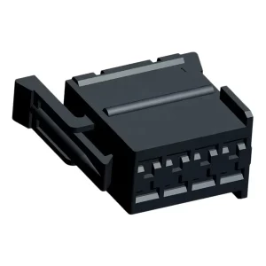 8-Pin Auto Connectors with 929504-3 Black Terminals Brass Contacts and Nylon Housing Wiring Harness Connector