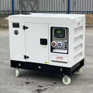 8000W Silent Diesel Generator 8kVA 8kW Diesel Genset 220V 380V Switching Voltage Portable Generator for Emergency Backup Power