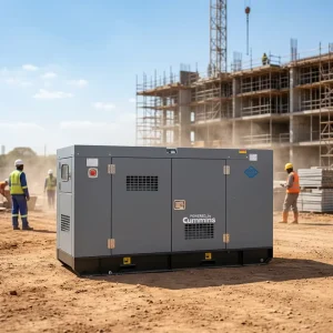 80KVA Diesel Generator Set 1 Phase 3 Phase 220V 12V DC Electric Start Remote Start Water Cooled