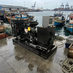 80KW 100KVA 3 Phase 50hz Diesel Generator Set Euro 3 Certified for Panama Fishing Port Moisture Resistant Anti Corrosion