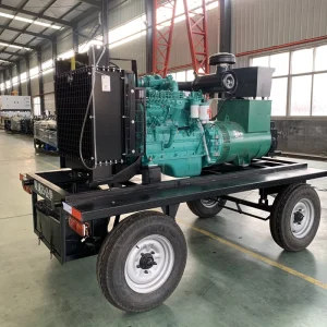 80KW Silent Diesel Generator Open Frame with Digital Panel Air Cooled System ATS Auto Start Factory Price