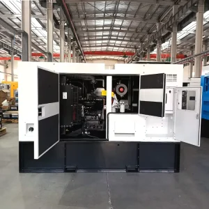 80kW 100kVA Open Type Silent Diesel Generator 90kW 110kVA Soundproof Genset with Auto Start Three Phase Generador Diesel