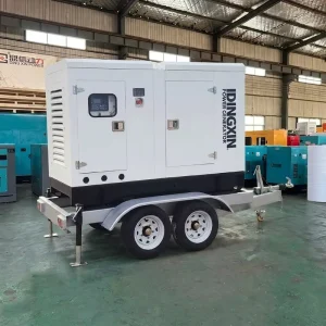 80kw 100kva Silent Diesel Generator Set Industrial Power Plant 30kva 50kva Portable Electric Start Mobile Genset