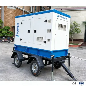 80kw 100kva Three Phase Auto Start Silent Trailer Type Diesel Generator with Yuchai Engine Mobile Mount