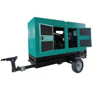 80kw 100kva Trailer Type Mobile Diesel Generator Set Soundproof Box Three Phase 220v 380v OEM Alternator Generators