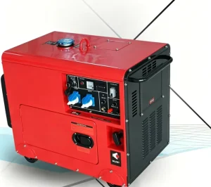 8KW 10KVA Mini Silent Air Cooled Diesel Genset 195F Single Cylinder 4-Cycle Electric Start 50/60Hz Standby Backup Generator
