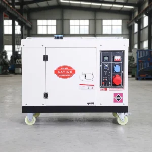 8KW 10KW 15KW Silent Diesel Generator 50Hz 60Hz Single Phase 3 Phase 220V 380V Portable Genset for Home Power