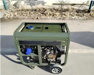 8KW 10kVA Portable Open Frame Diesel Generator Electric Start Air Cooled 220V 380V Construction Site Farm Small Business Genset