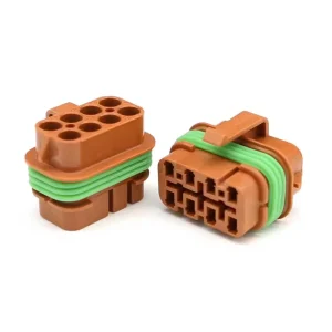 8P 1518208 Auto 2.8mm Wire Automotive Wiring Harness Connector Female Plug With Terminals and Seals