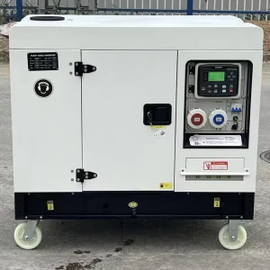 8kVA Diesel Generator 8000W Silent Portable Soundproof Genset Air Cooled Single Phase Generator for Home Backup Power