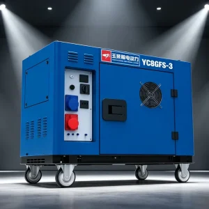 8kW Diesel Generator Silent Type 9kW Max Portable 10kVA Electric Start Diesel Genset with AVR 25L Large Tank 230V 400V