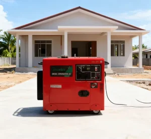 8kW Home Use Portable Silent All Copper Alternator 50Hz 230V ATS 1 Phase 3 Phase Air Cooled Diesel Generator for Pakistan