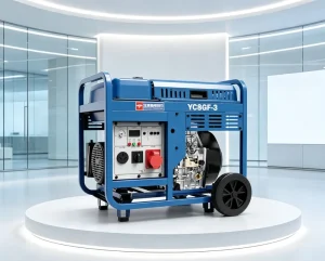 8kW Open Frame Diesel Generator YC8GF 3 Single Three Phase Equal Power Output Portable Genset 18L Fuel Tank 1800 RPM 50 60Hz