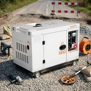 8kw 9kw 10kw 11kw 15kw 16kw 18kw Single Phase with ATS Air Cooled Portable Silent Diesel Generator for Outdoor